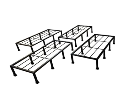 Metal Stand Rectangle Shape Set of 4 Size - Large (24 inch)