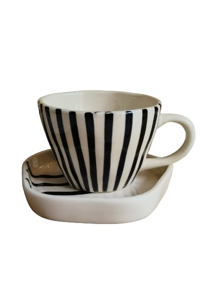 Black Line with Saucer