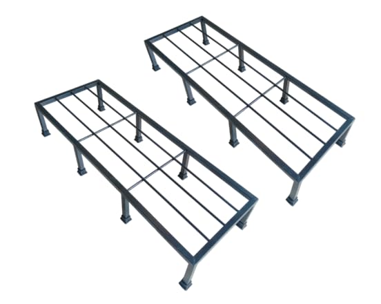 Metal Stand Rectangle Shape Set of 2 Size - Large (24 inch)