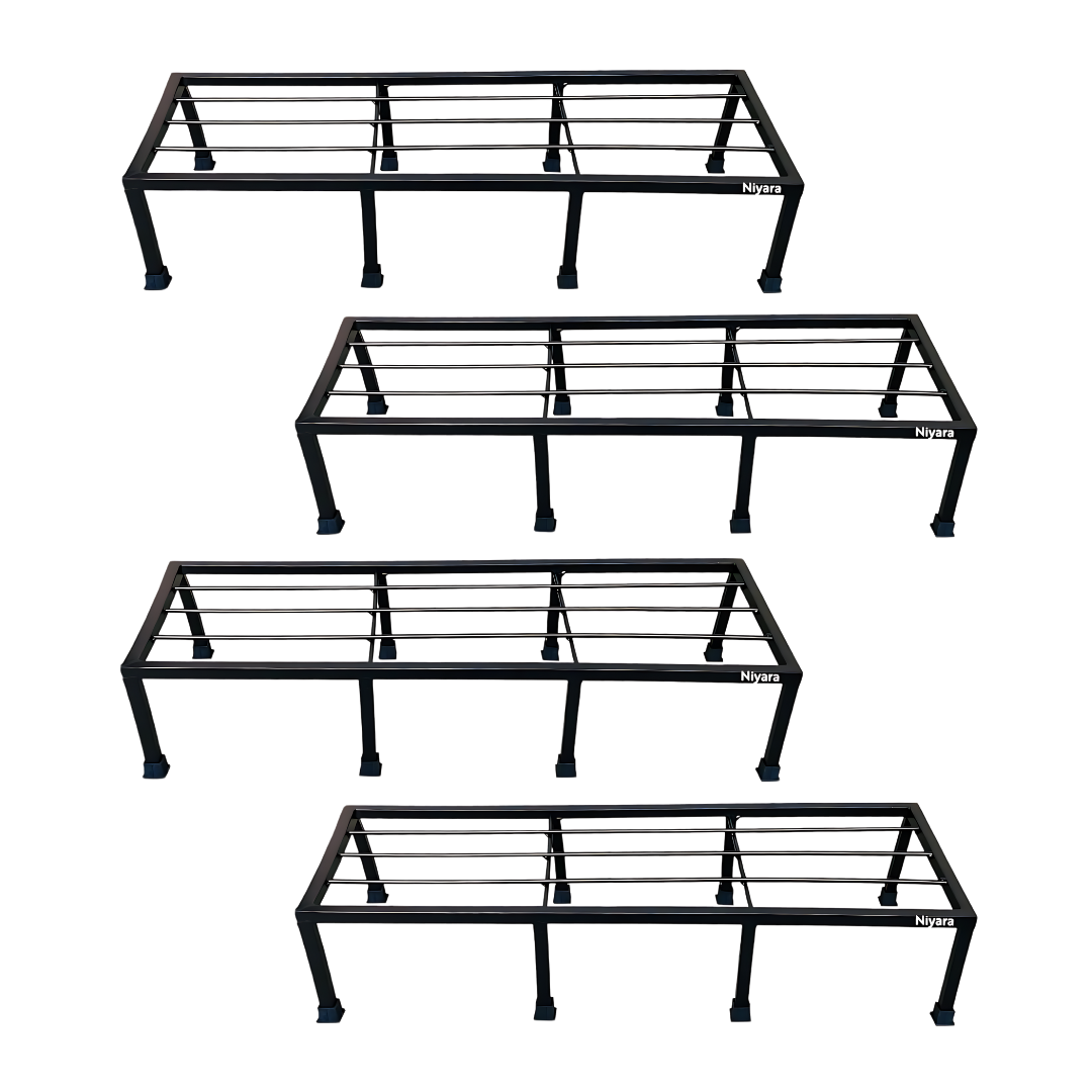 Metal Stand Rectangle Shape Set of 4 Size - Large (24 inch)