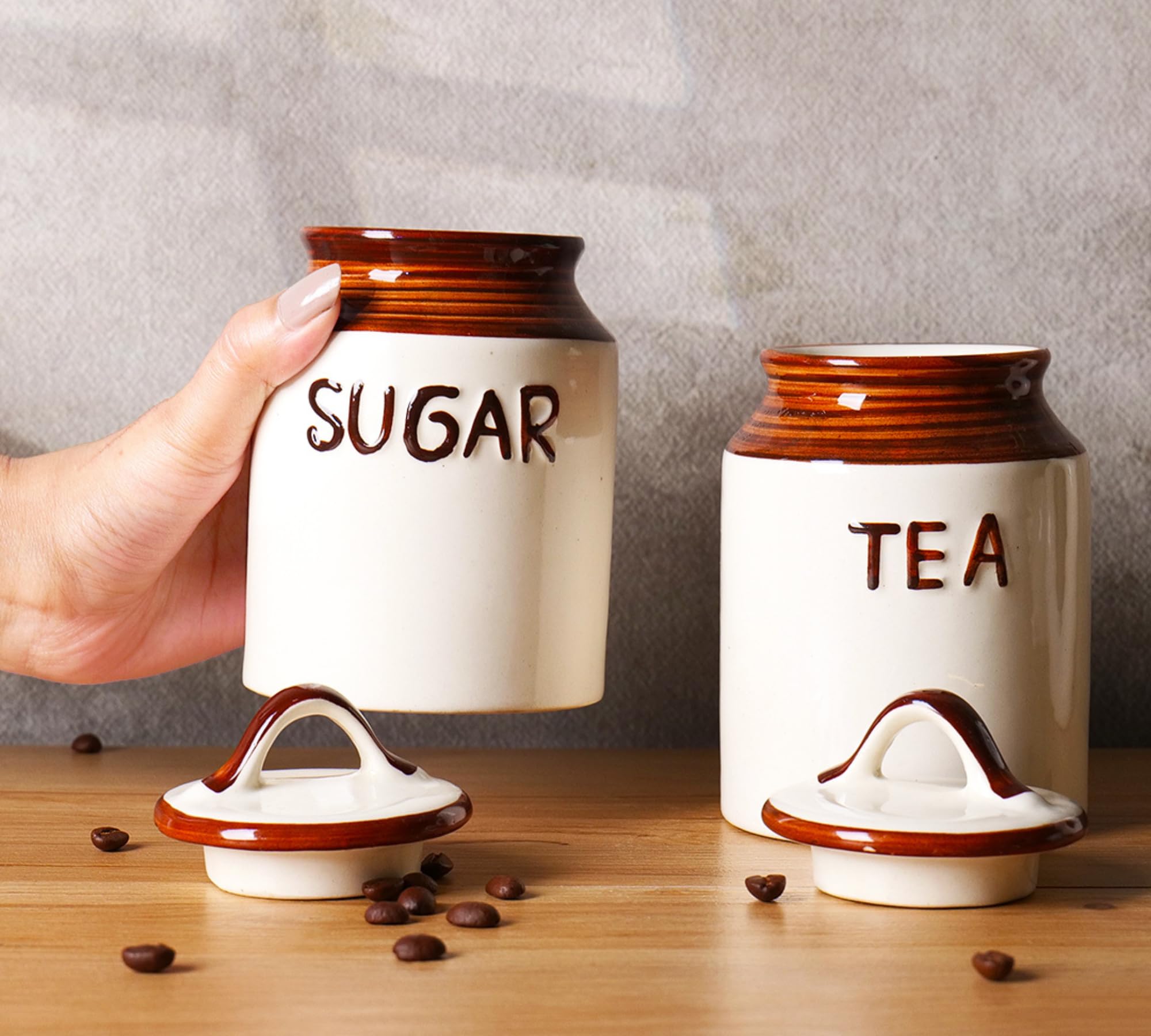 Tea and Sugar jar set