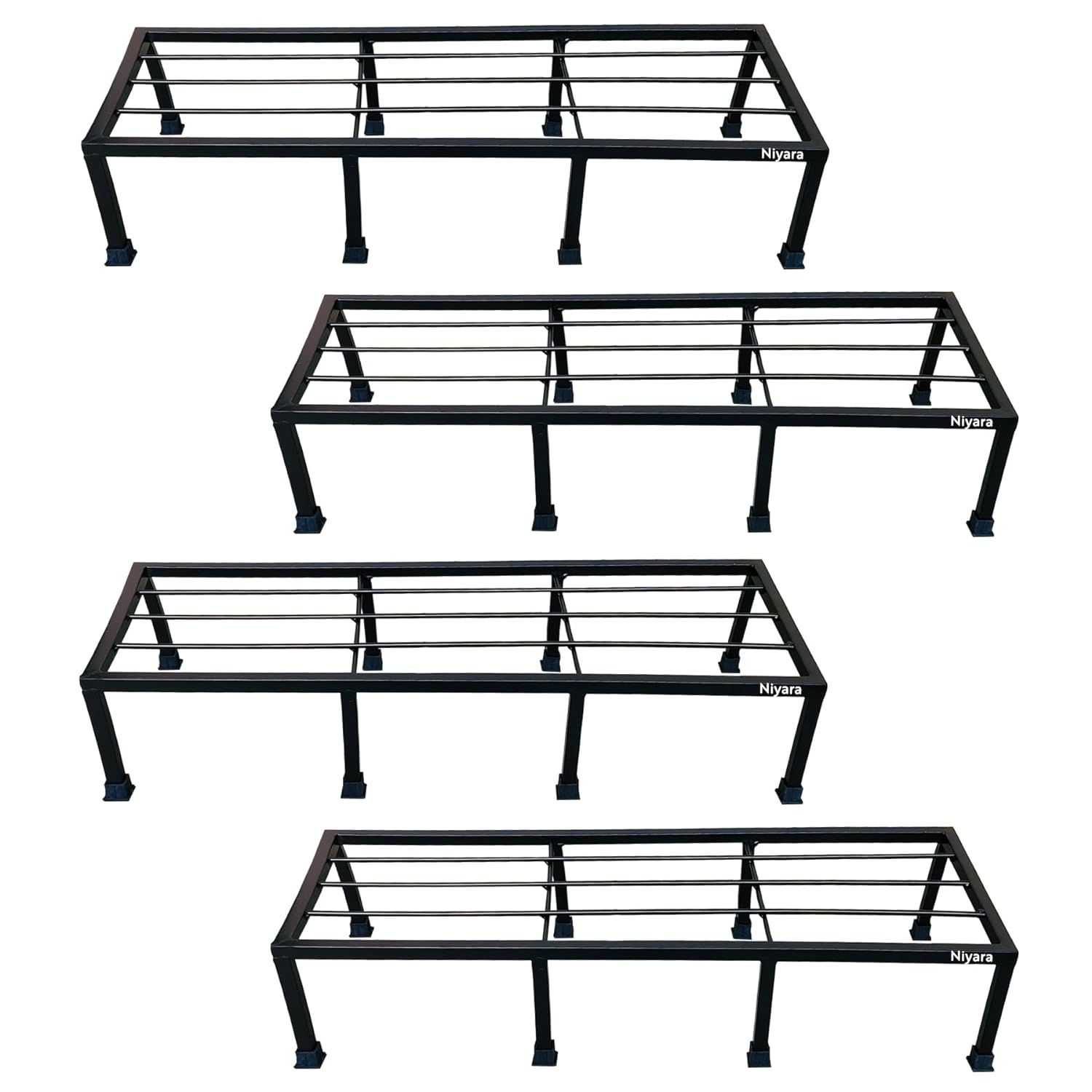 Metal Stand Rectangle Shape Set of 4 Size - Large (24 inch)