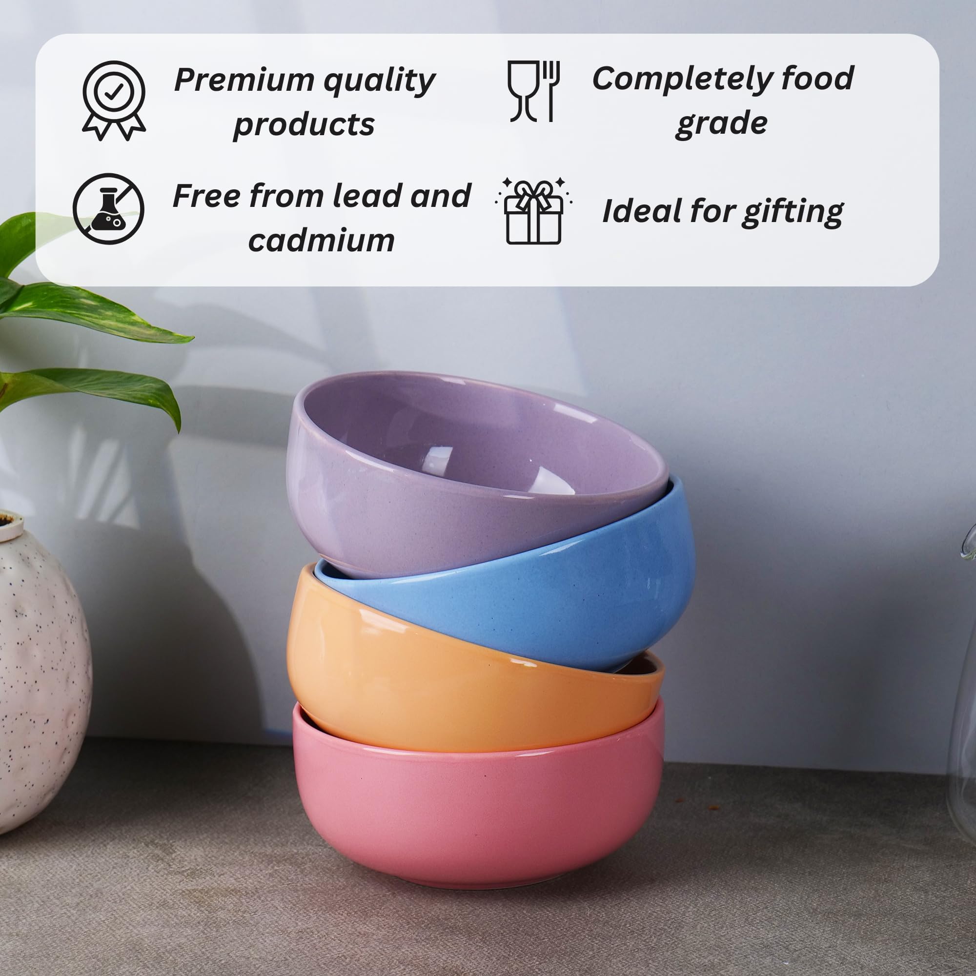 Multicolor Bowls set of 4