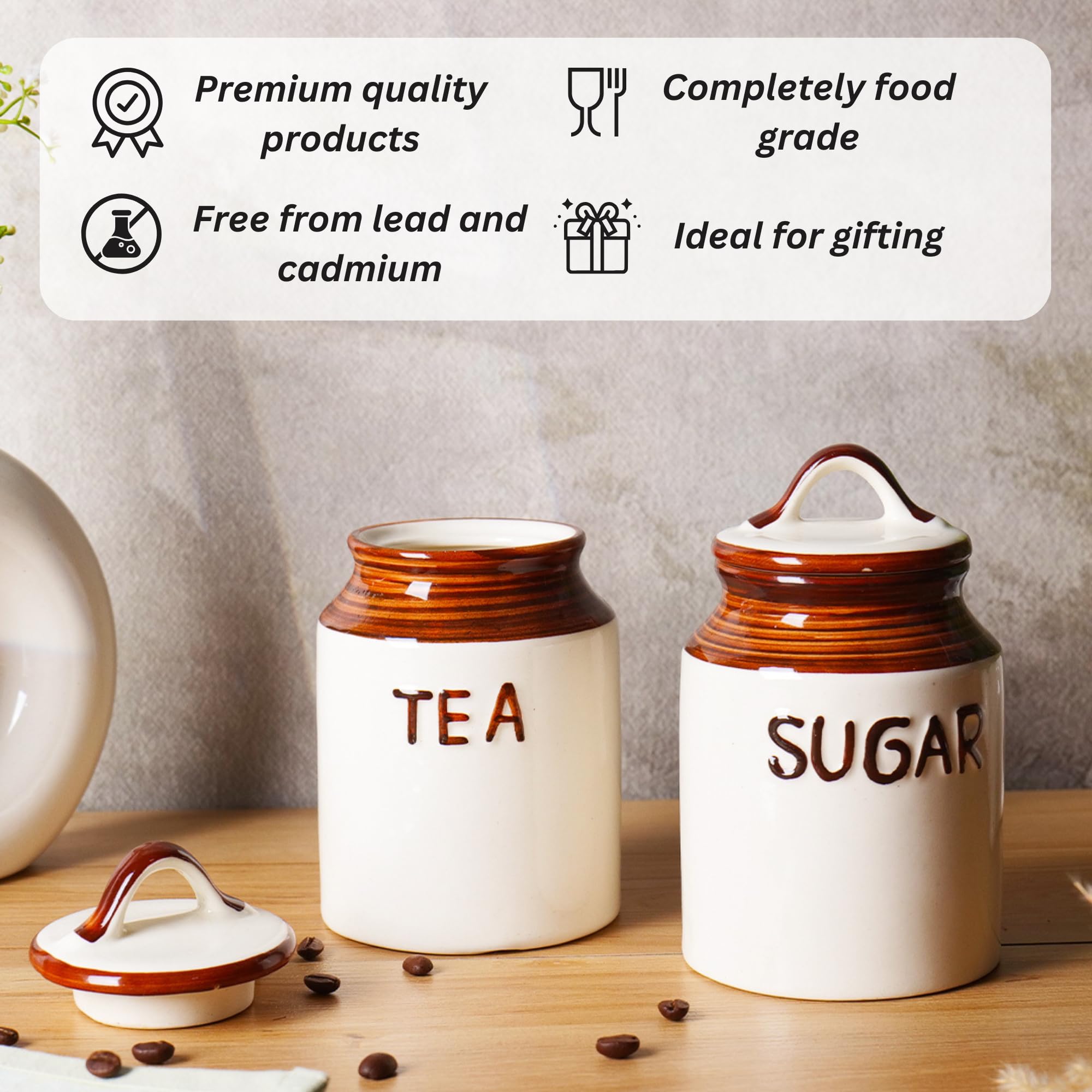 Tea and Sugar jar set