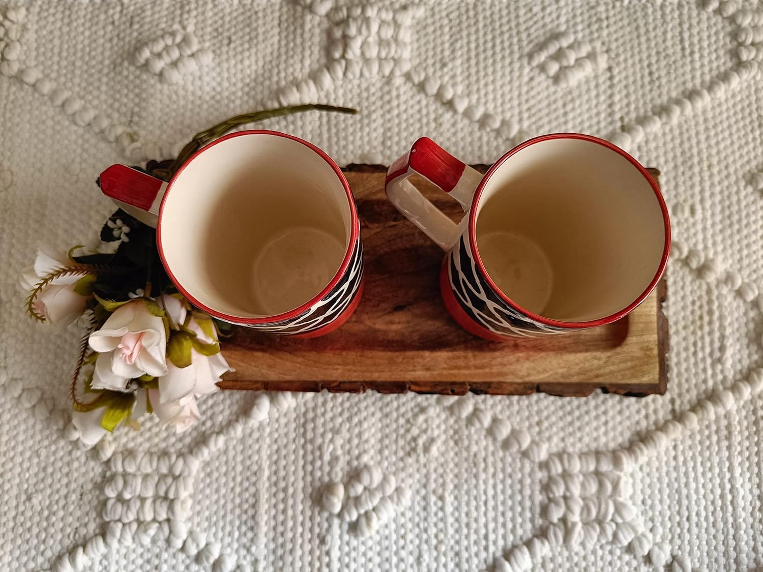 Red Beer Mugs
