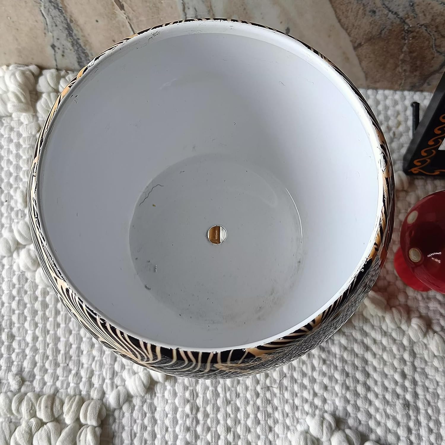 Marble Print Colorful Metal Tabletop