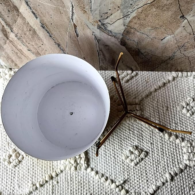 Leaf Print Metal Long Table top