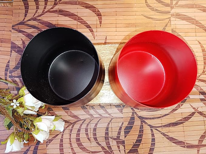 Niyara Red & Black Color 2 pcs Combo Table top