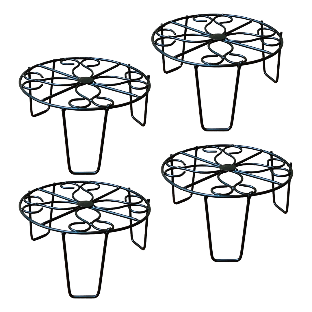 Metal Stand Round Shape Set of 4 Size - 8 inch