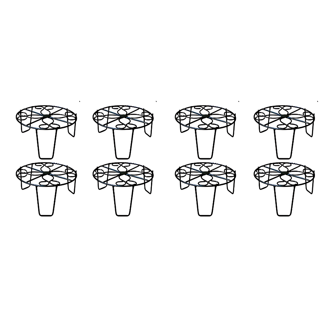 Metal Stand Round Shape Set of 4 Size - 8 inch