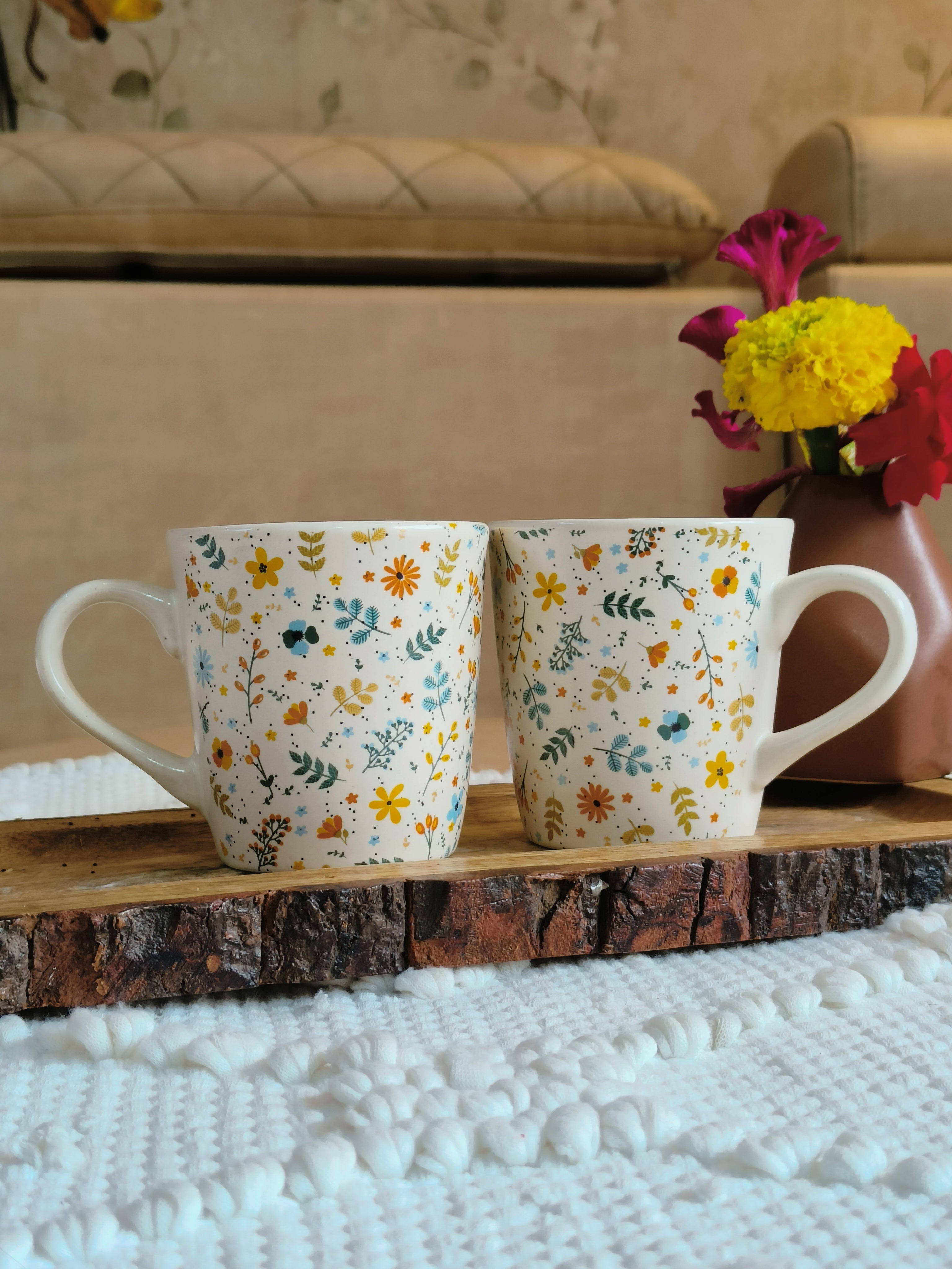 New coffee cup design table fable set of 2