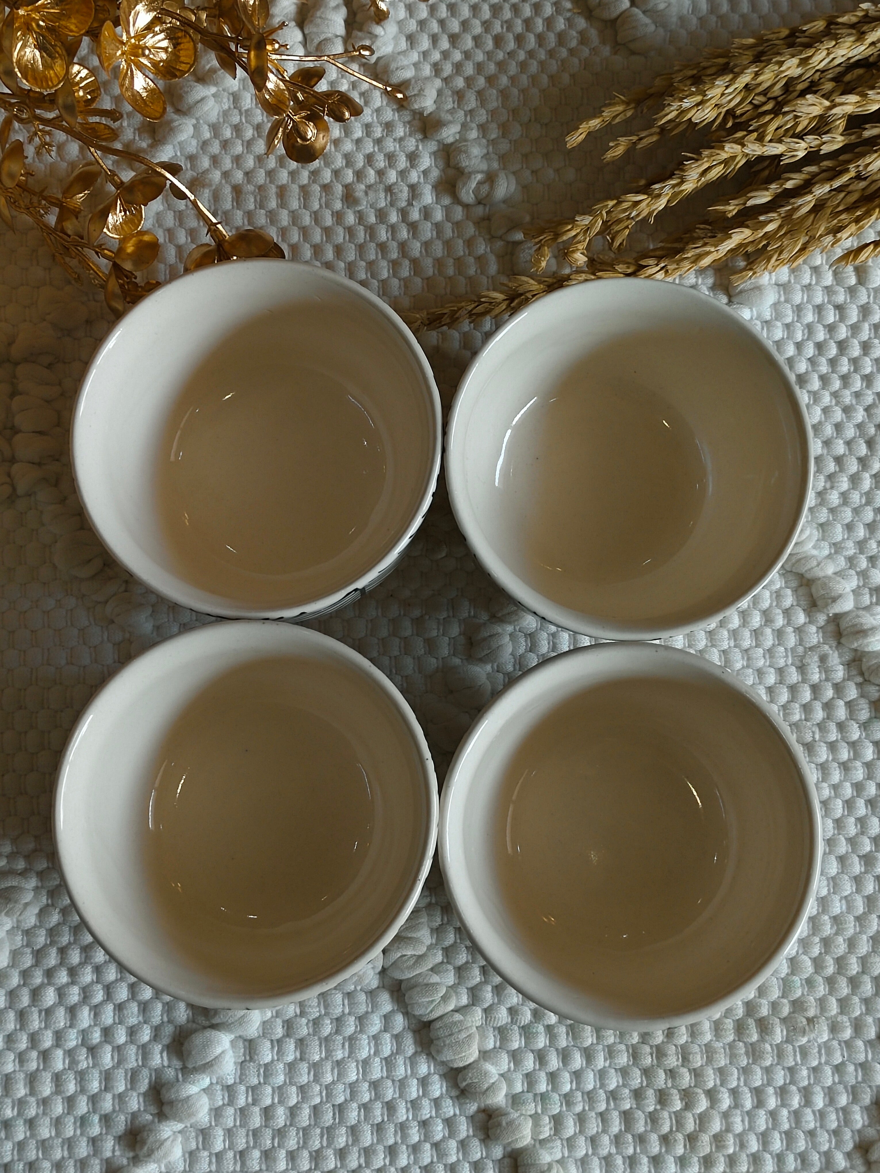 Niyara stripped design bowl set 4