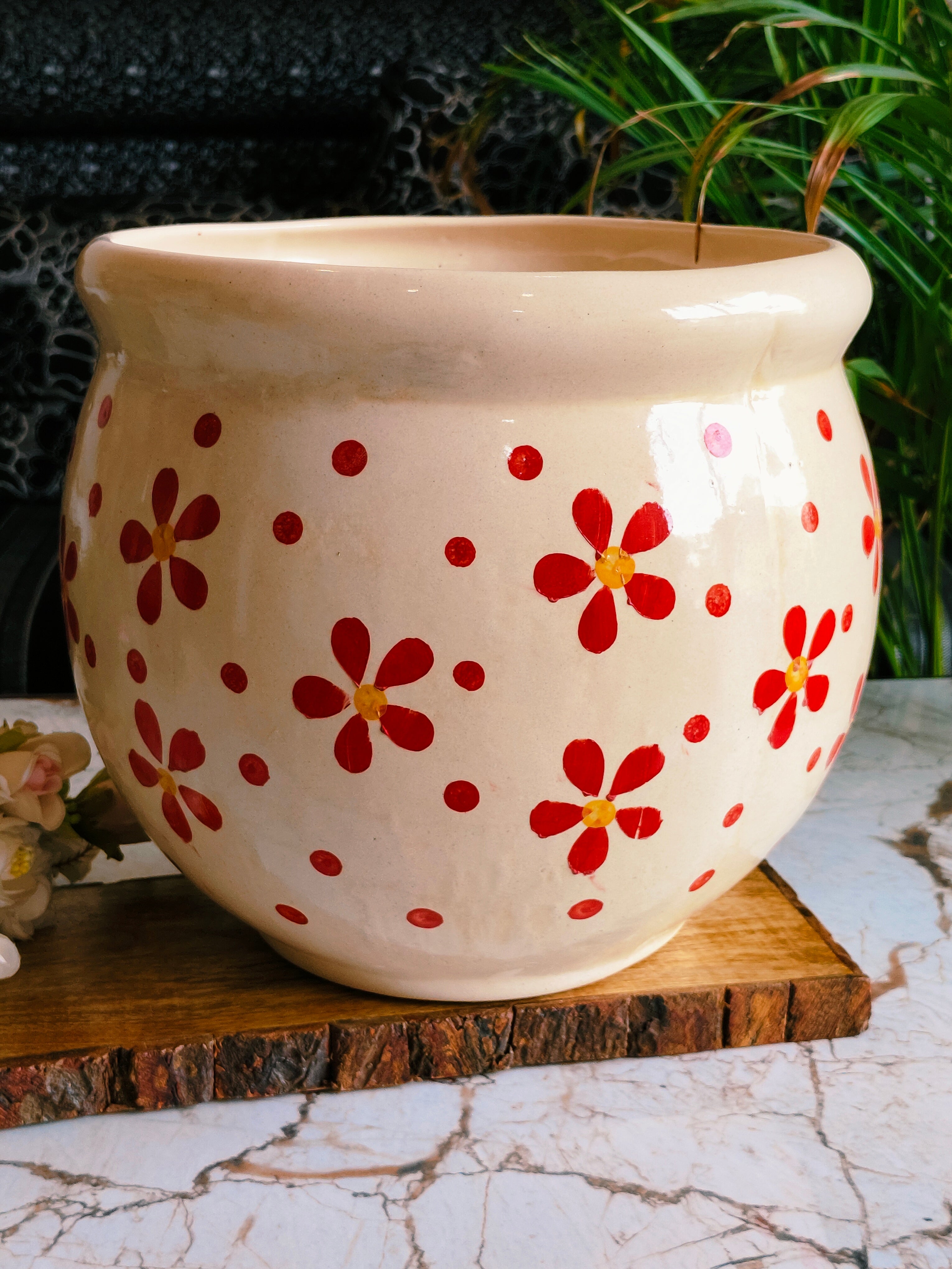 Red Warmth 11 INCHES POT