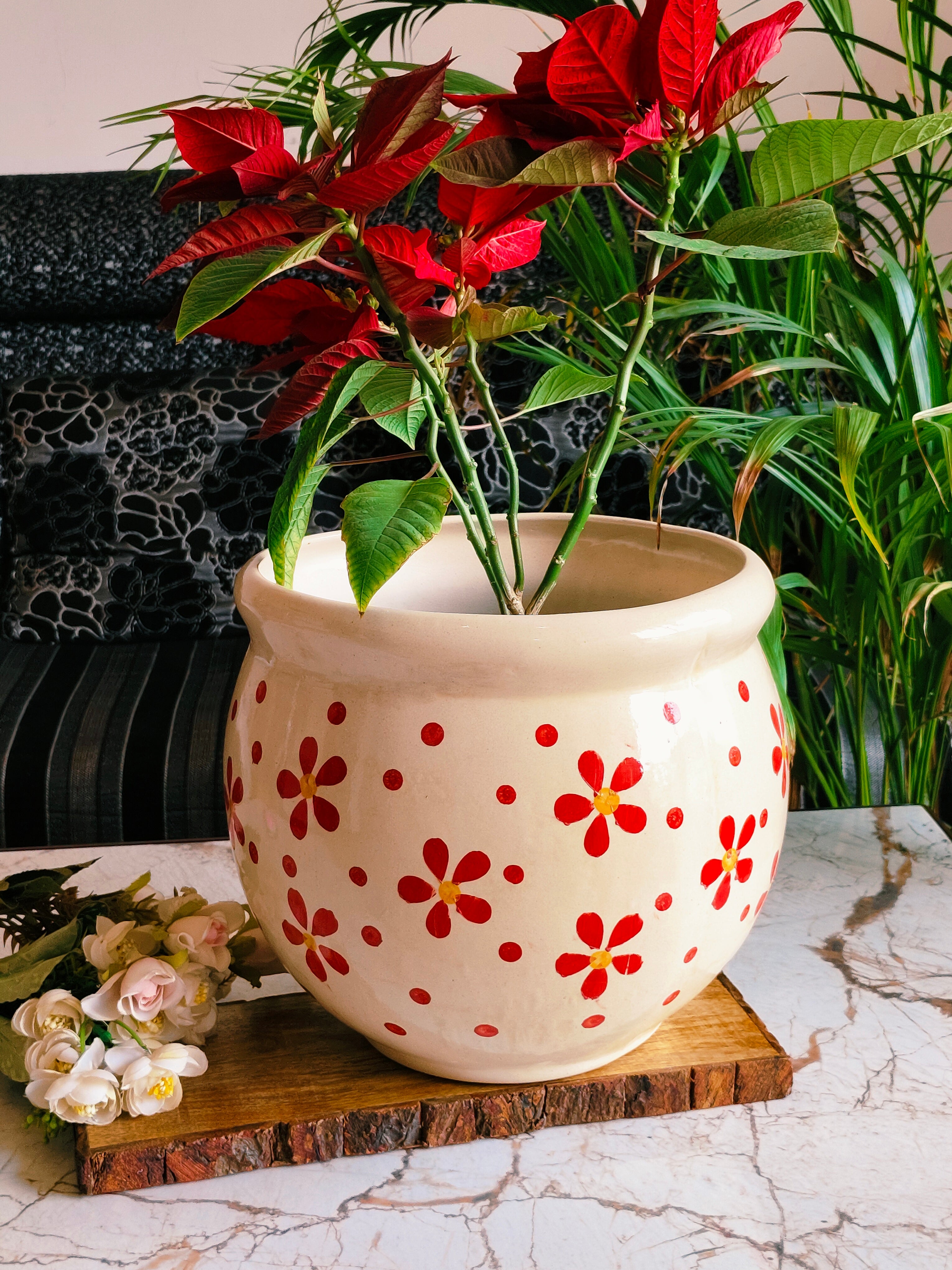 Red Warmth 11 INCHES POT