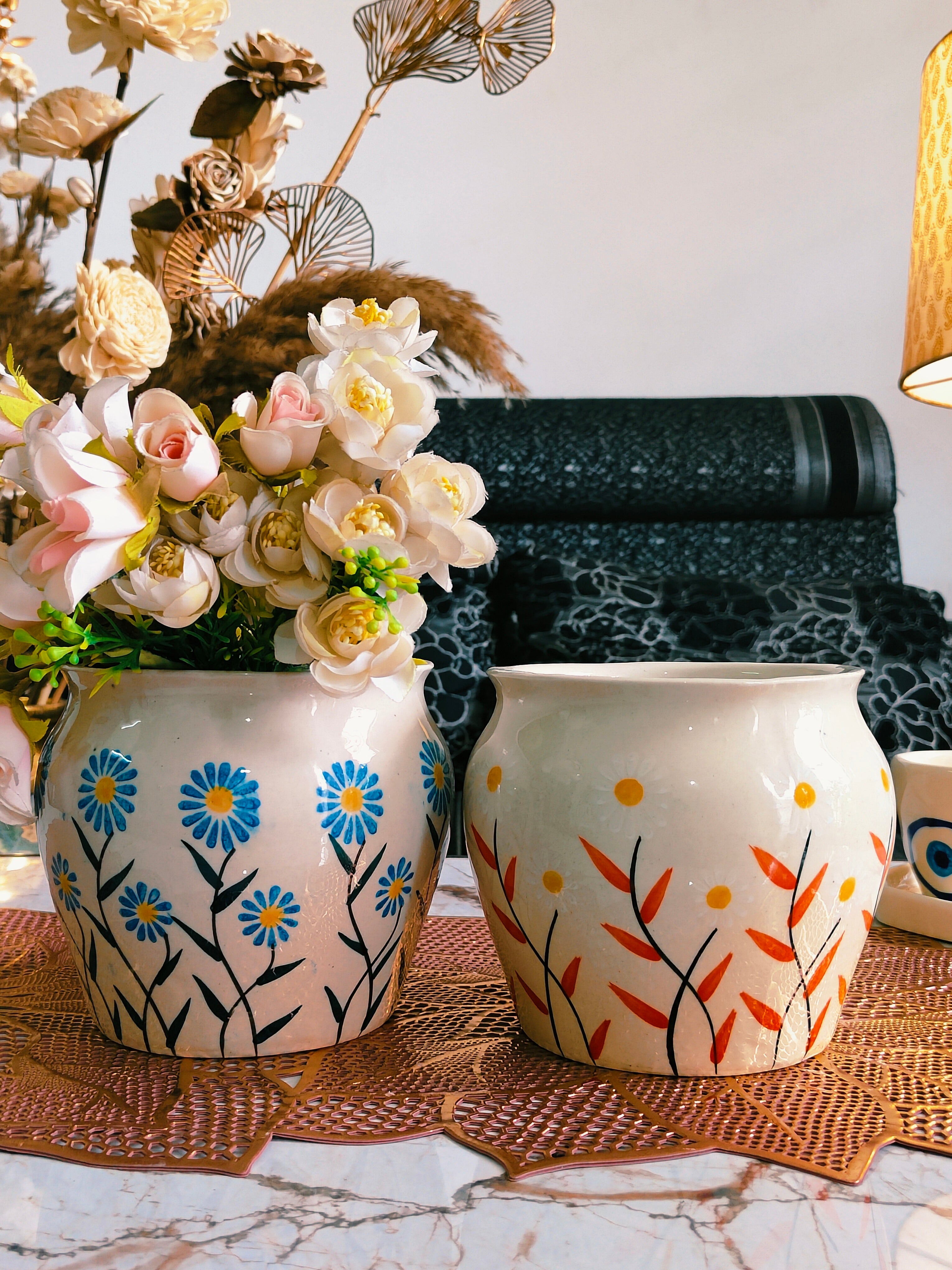 Earthen & Ocean Bloom pot combo