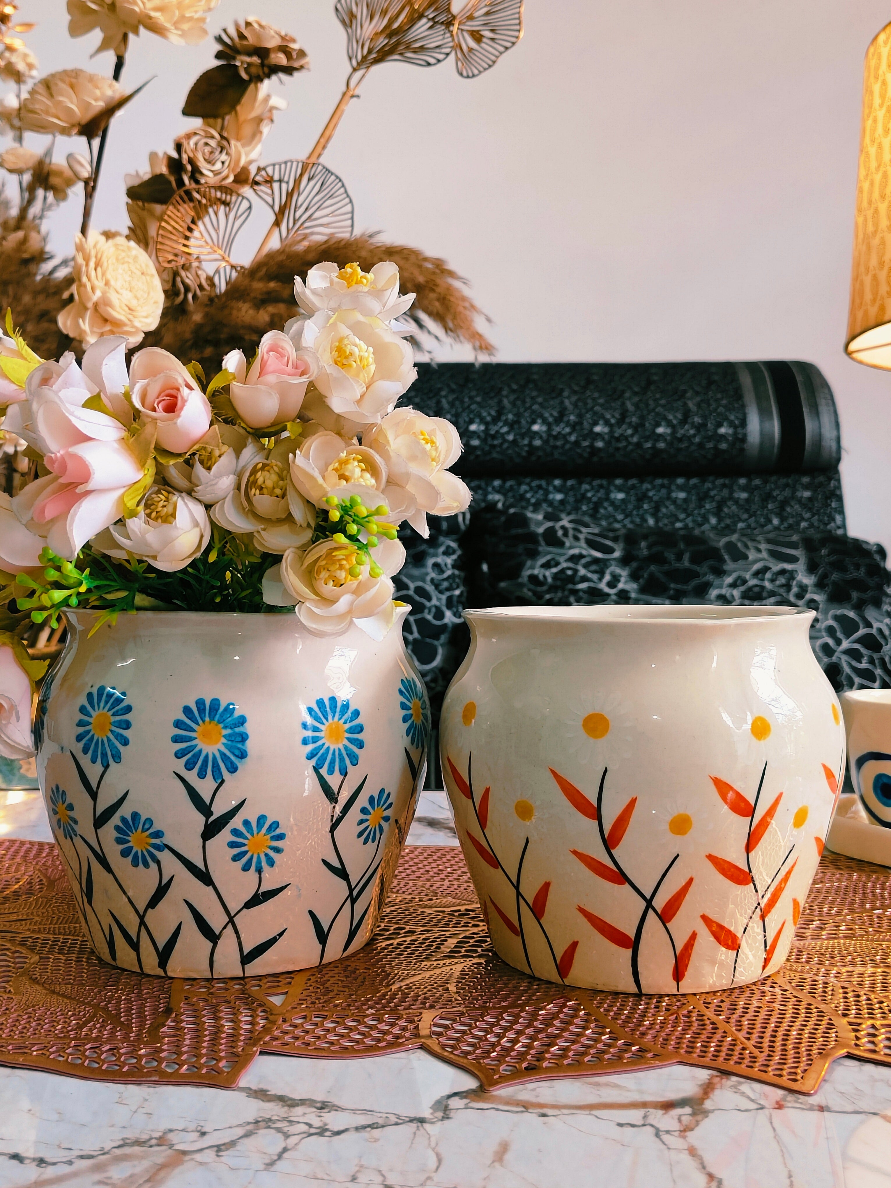 Earthen & Ocean Bloom pot combo