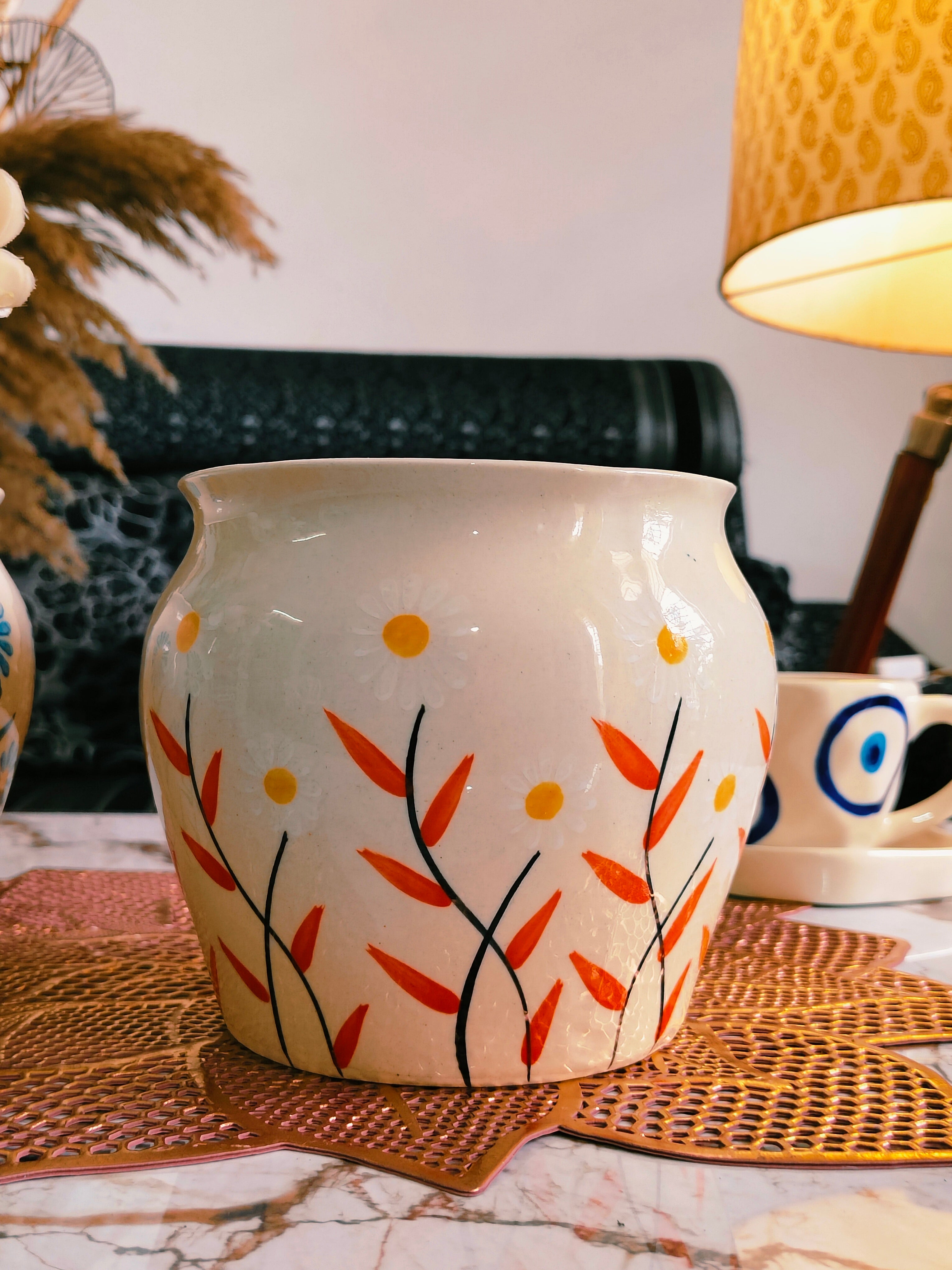 Earthen Bloom pot 6 inch