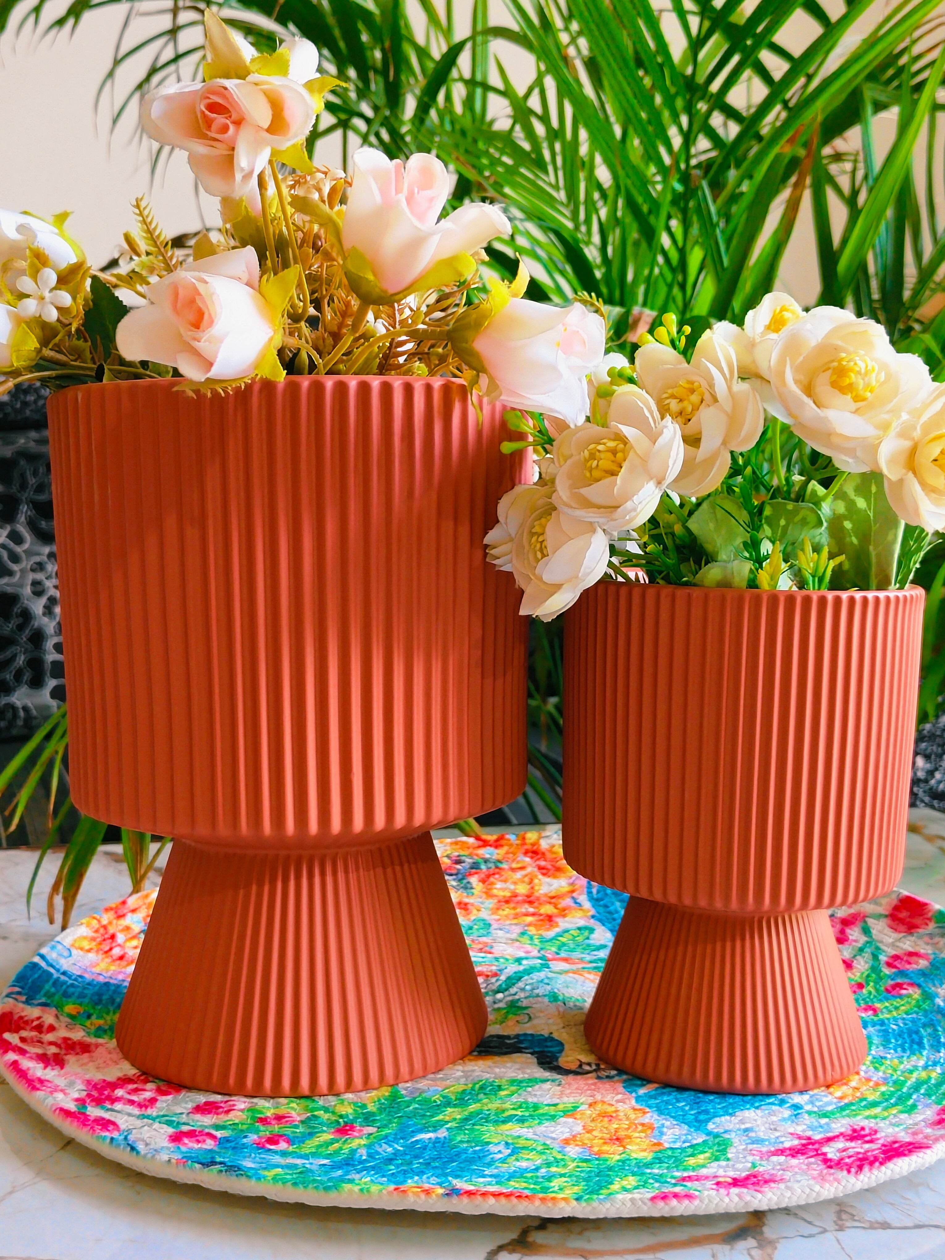 Goblet Sisters Brown pot combo(Imported Ceramic Pots)