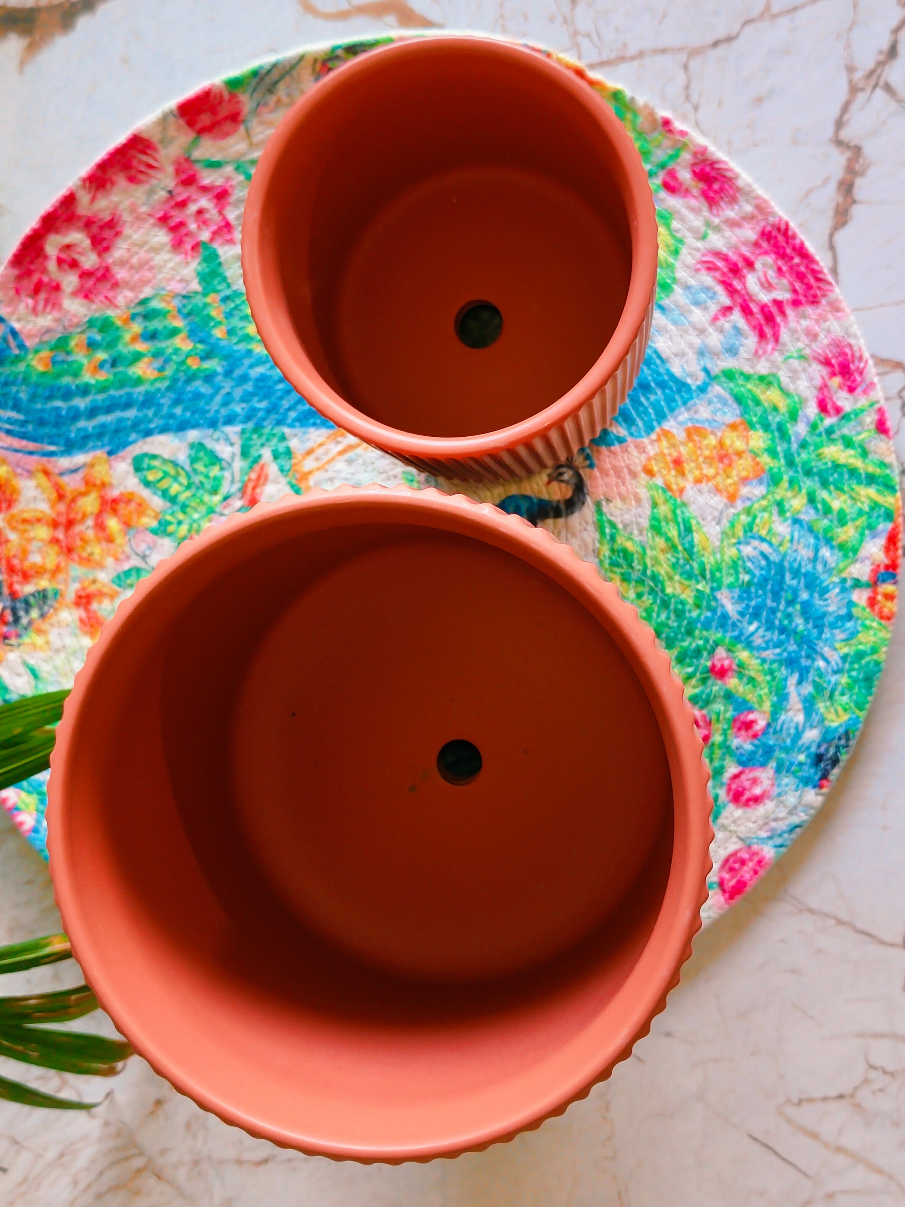Goblet Sisters Brown pot combo(Imported Ceramic Pots)