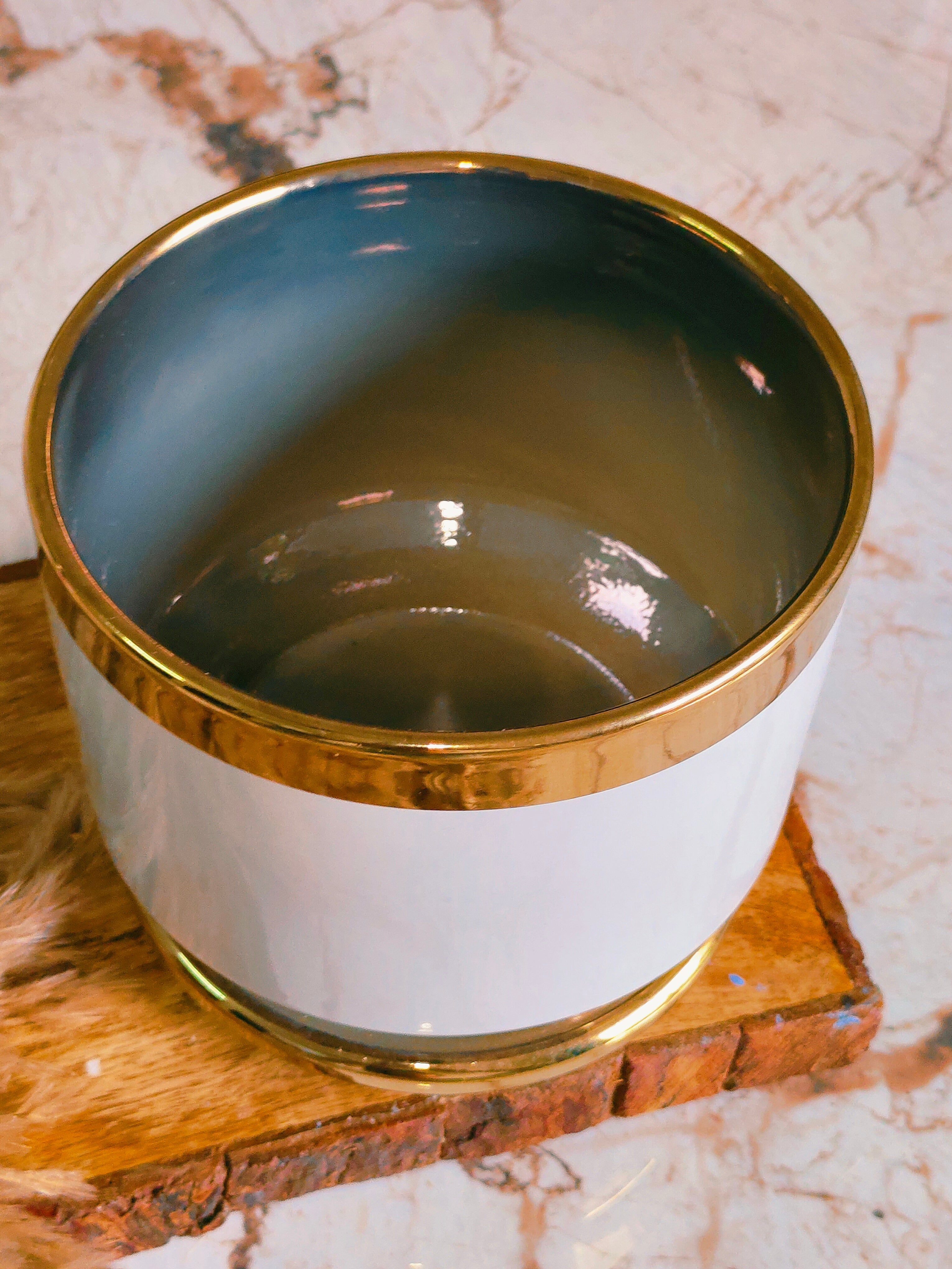 Luxe White 5 inches (Imported Ceramic Pots)