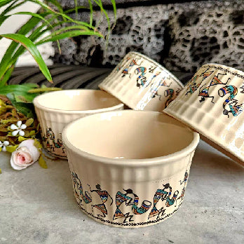 Antique Egyptian Bowl Set of 4