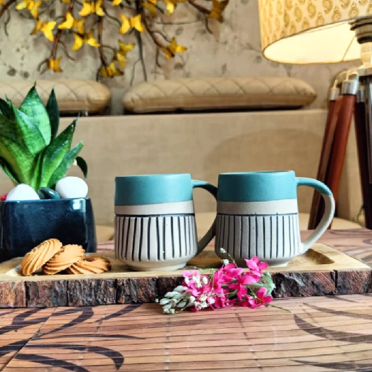 Ethnic coffee Mug Set of 2