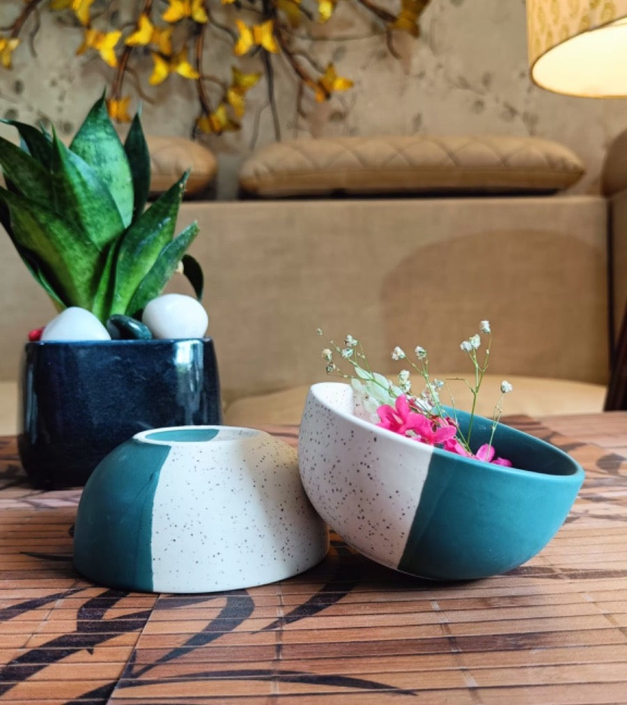Half dip Bowl Set of 2