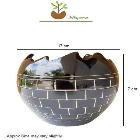 Cut Style Planters Pot Medium Size- 7 inches
