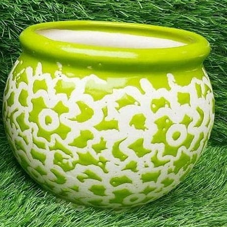 Drop Texture Style Handmade Planters Pot,