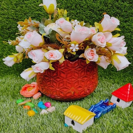 Pineapple Stylish Planters pot Color-Reddish