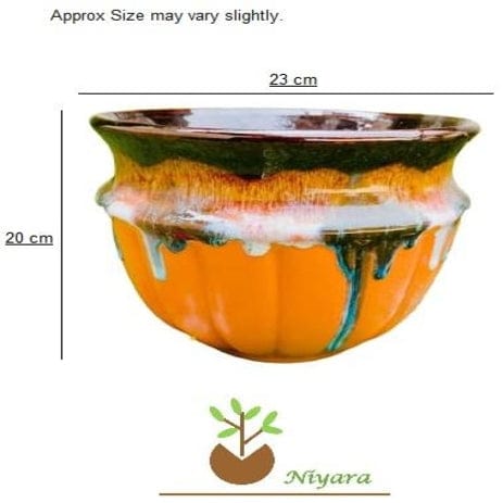 Stylish Unique Glacier Look Planter Pots