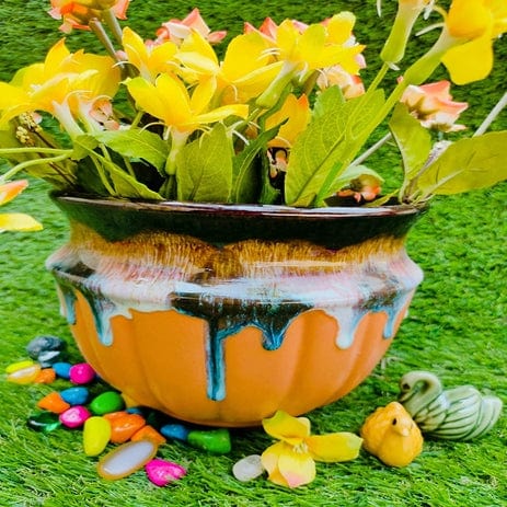 Stylish Unique Glacier Look Planter Pots