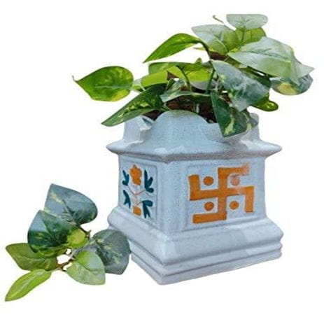 Tulsi Planters Pot Size 9 inch Color-White