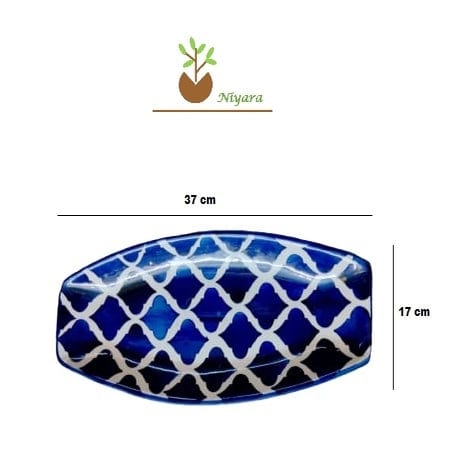 Shibori Style Tray Color -Blue
