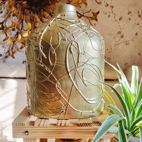 Flower vase with Metal Design Size_Large