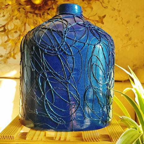 Flower vase with Metal Design Size_Large