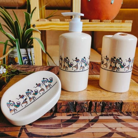 Egyptian Bathroom Accessories Set of 3