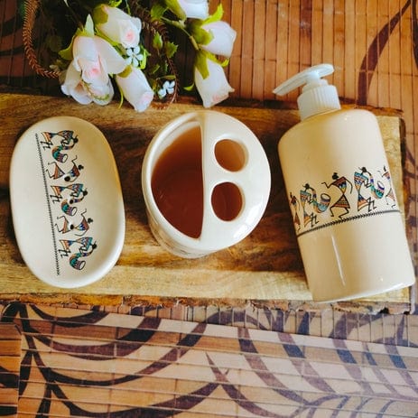 Egyptian Bathroom Accessories Set of 3