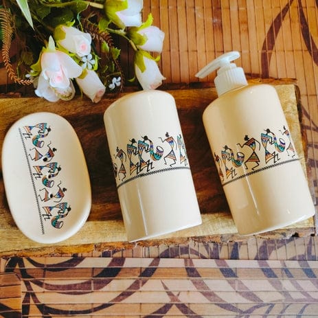 Egyptian Bathroom Accessories Set of 3