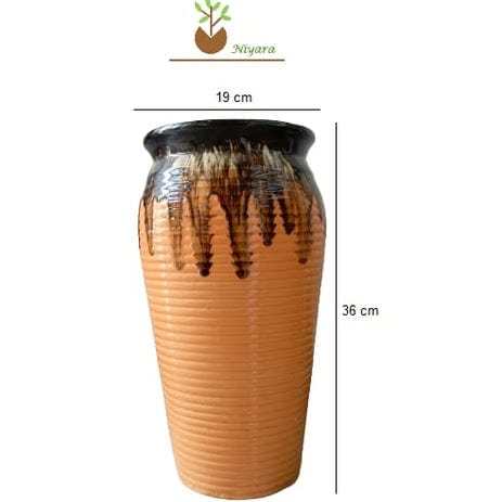 long Glacier Look Planters Pot