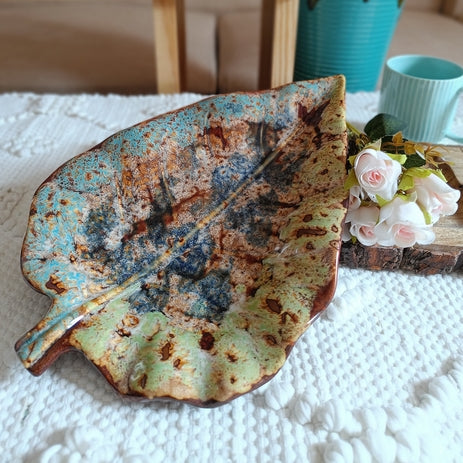 Leaf Shaped Serving Platter