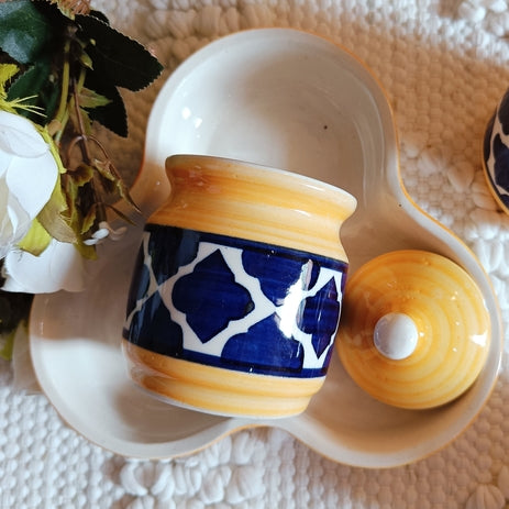 Shibori Pickle Jar Set of 3