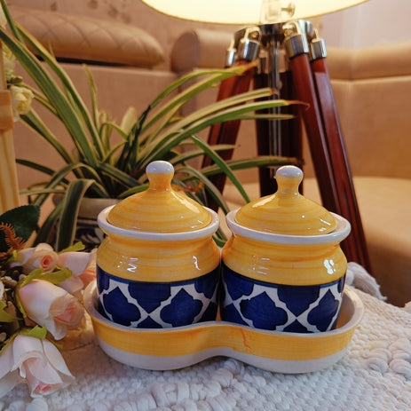 Shibori Printed Pickle Set of 2