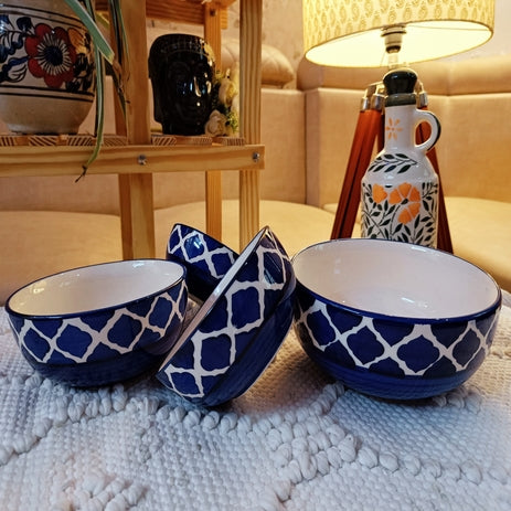 Shibori Bowl Set of 4