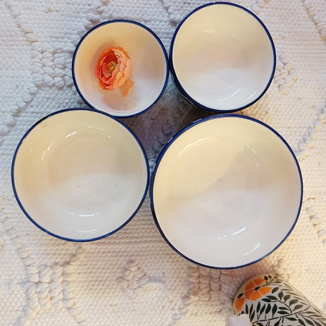 Shibori Bowl Set of 4