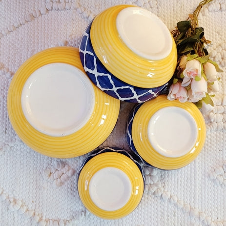 Shibori Bowl Set of 4