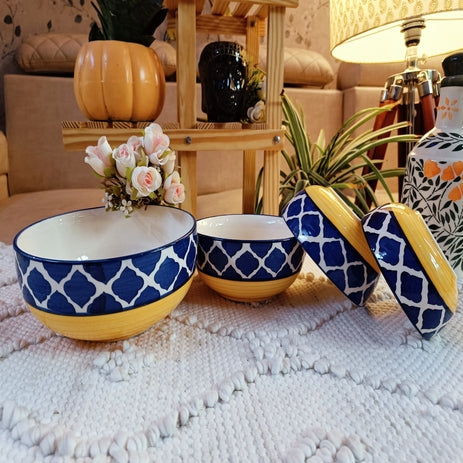 Shibori Bowl Set of 4
