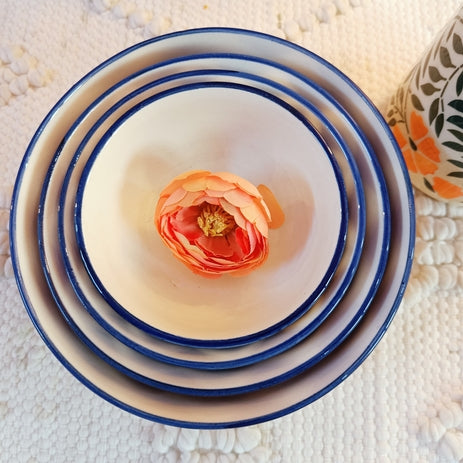 Shibori Bowl Set of 4