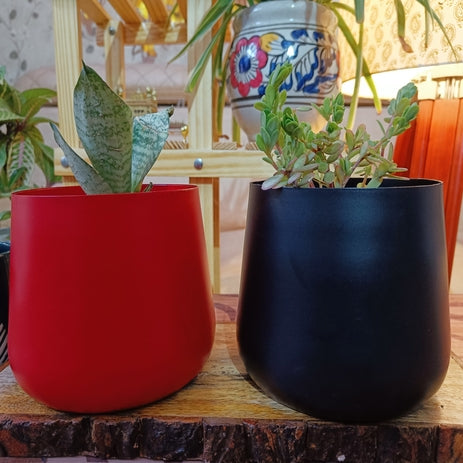 Metal Tabletop Planter Set of 2