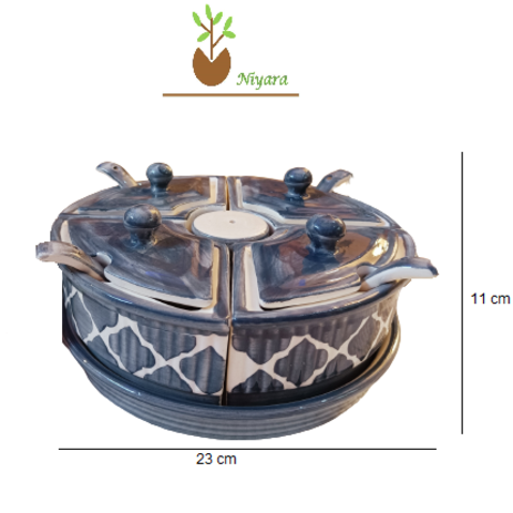Shibori Pickle Jar Set of 5